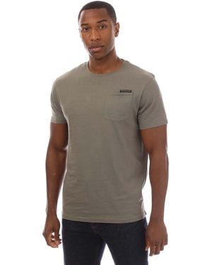 Duck and Cover Treymere T-shirt (groen) - Grijs