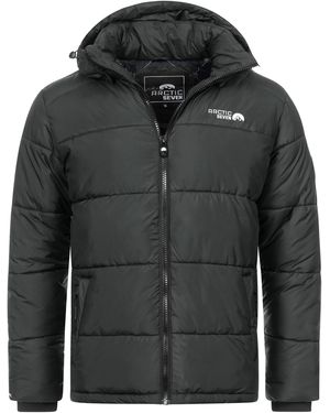 Arctic Seven Winter Puffer Jas As-333 – Warm, Sportief, Waterafstotend - Zwart