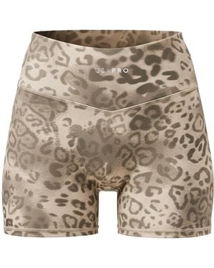 Usa Pro Compressiefietsbroek Voor Met Luipaardprint - Bruin