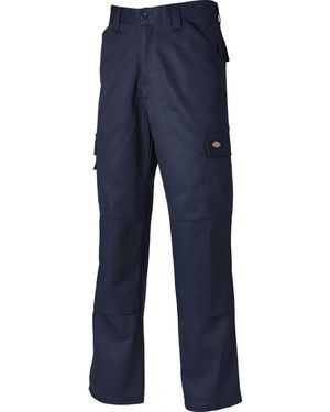 Dickies Everyday Polycotton Knee Pad Pouches Workwear Trousers - Blue