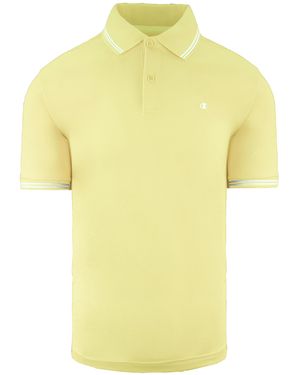 Champion Easy Fit Polo Shirt Cotton - Yellow