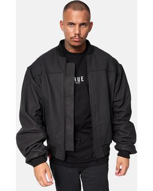 trueprodigy Lederjacke Nazar - Black