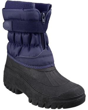 Cotswold Chase Snow Boots Textile - Blue