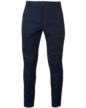 Farah Slanke Chino Voor Van Iepenhout (Marine) - Blauw