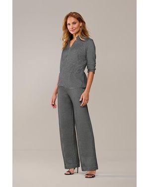 Mart Visser Leony Broek Zwart / Off White - Grijs