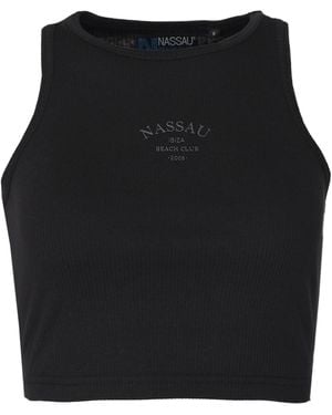 Nassau Beach Short Tanktop Nb231034 Nb Logo - Zwart