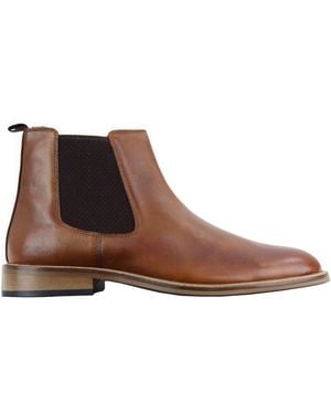 House Of Cavani Vintage Leather Dealer Boots - Black