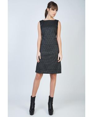 Conquista Mouwloze A-lijn Jurk - Blauw