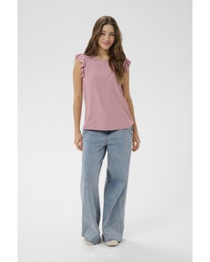 Cream Mouwloos Shirt Crmianna Mouwloos Shirt Regular Fit - Blauw