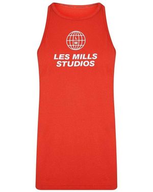 Reebok Les Mills Activchill Dreamblend-Tanktop Voor - Rood