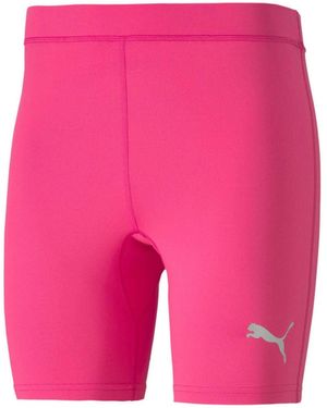 PUMA Liga Korte Tight (Fluorescent) - Roze