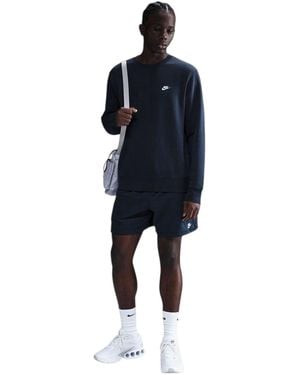 Nike Club Logo Crew Neck Sweatshirt - Blauw