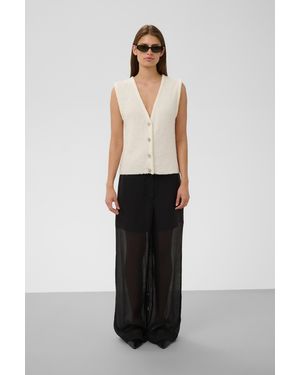 Soaked In Luxury Mouwloos Vest Sldamali Mouwloos Vest Regular Fit - Wit