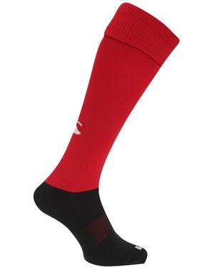 Canterbury Playing Rugby Sport Socks - Red
