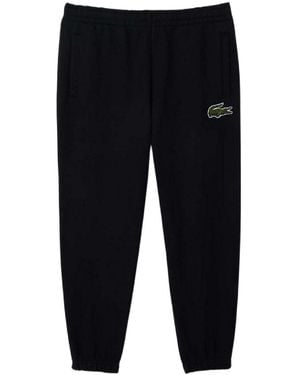 Lacoste Volwassen Organisch Katoen Fleece Trainbroek - Blauw