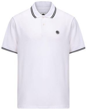 Pretty Green Barton Korte Mouwen Polo Shirt - Wit