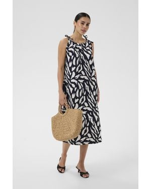 Kaffe Jurk Kakatrine Jurk Loose Fit - Wit