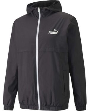 PUMA Solid Windbreaker Jacket - Black