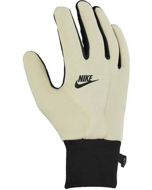 Nike Volwassen Fleece Therma-Fit Handschoenen (Licht Khaki/Zwart) - Metallic