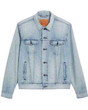 Levi's Truckerjack Van Denim Met Borstzak (Lichte Wasbeurt) - Blauw