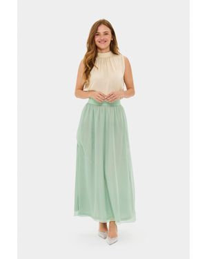 Saint Tropez Rok Coralsz Rok Regular Fit - Groen