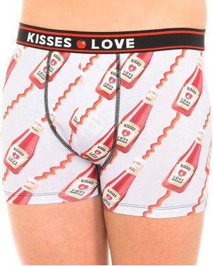 Kisses&Love Breathable Fabric Boxer Ketchup Model Kl10006 - Red
