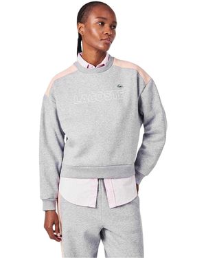 Lacoste Relaxed Fit Sweatshirt - Grijs