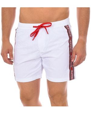 Supreme Saona Print Boxer Swimsuit Cm-30060-Bp - White