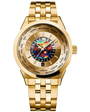 Jacob Zech Horloge Amsterdam City - Metallic