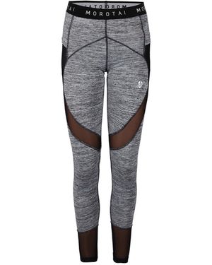 MOROTAI Mesh Performance Tights - Grijs