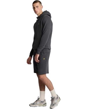 Lyle & Scott Fleece Shorts (Gunmetal) - Zwart