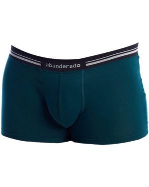 Abanderado Stretch Cotton Boxer Briefs With Extra Soft Waistband A077I - Blue