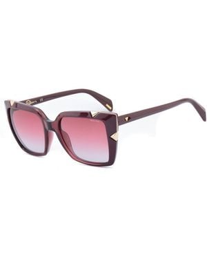 Police Injected Sunglasses - Red