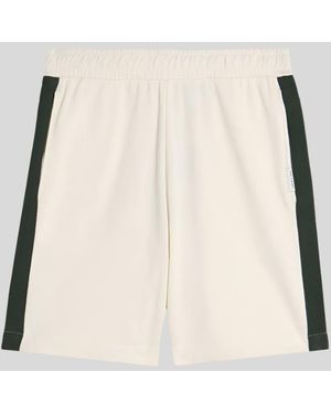 Lyle & Scott Contrast Taped Sweat Shorts - Natural