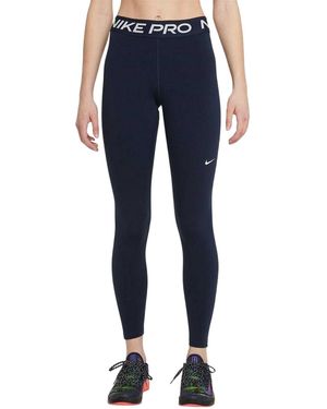 Nike Pro Legging (Middernacht Marine) - Blauw