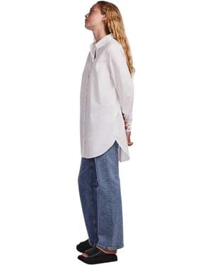 Pieces T-Shirt Met Normale Pasvorm (Wolkendanser) - Blauw