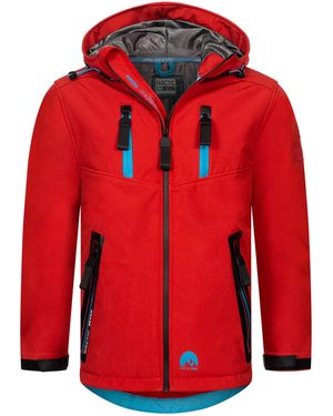 Arctic Seven Softshell Jas As-306 – Outdoor Functiejas, Waterafstotend, Winddicht - Rood