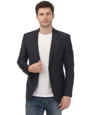 Ted Baker Forbyjs Puppytooth Colbert (marine) - Zwart