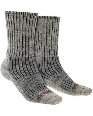 Bridgedale Hiking Midweight Merino Wool Socks - Grey