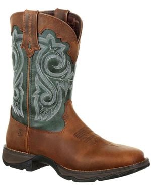 Durango Lady Rebel Leather Evergreen Boots