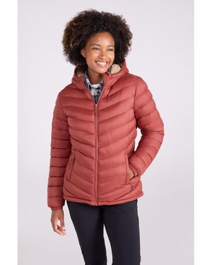 Mountain Warehouse Met Imitatiebont Gevoerde Jas - Rood