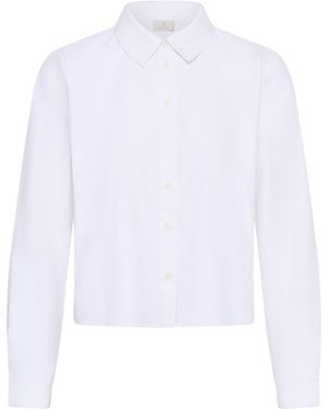 Kaffe Overhemd Met Lang Mouwen Kagiulia Overhemd Met Lang Mouwen Regular Fit - Wit