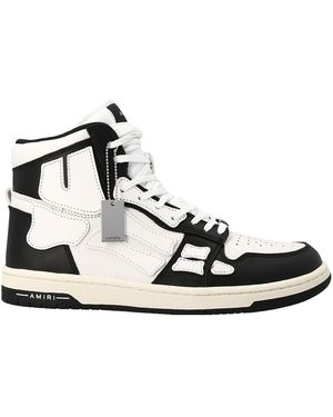 Amiri Skel Top High Top Trainers Leather - Black