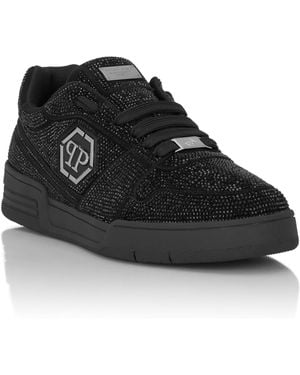 Philipp Plein Lage Sneakers - Zwart