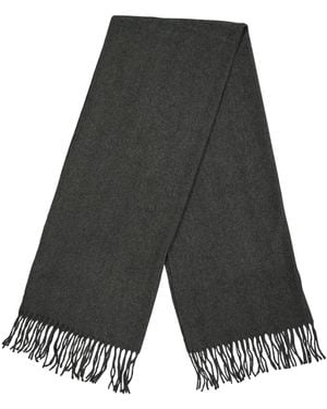 Pieces Effen Sjaal Met Franjes (Donkergrijs Melange)
