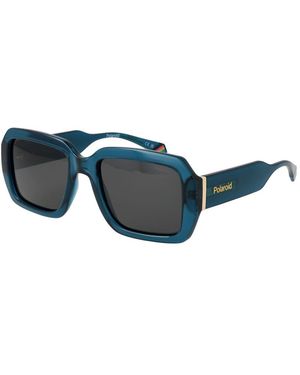 Polaroid Bicolour Plastic Sunglasses - Blue