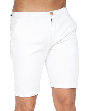 Crosshatch Sinwood Chino Shorts - White