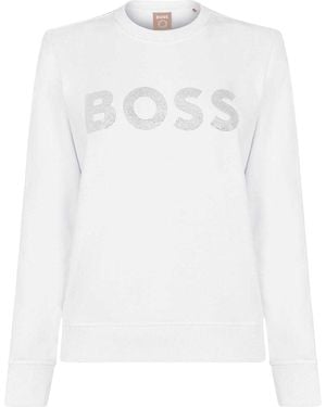 BOSS Logo Sweatshirt - Wit