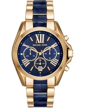 Michael Kors Mk6268 Bradshaw Chronograph Ladies Watch - Metallic
