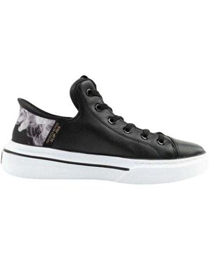 Skechers Snoop Dogg Leren Trainers - Zwart